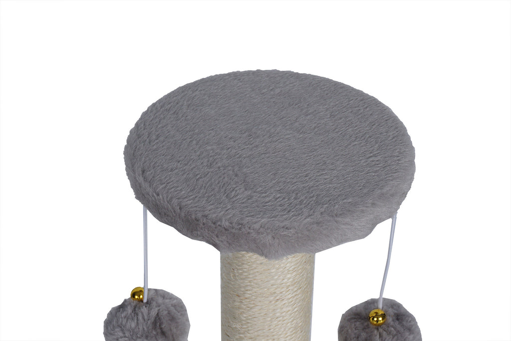 POHJOLAN LEMMIKKITARVIKE Kissan kiipeily-/raapimispuu 81 cm, Vaalean harmaa