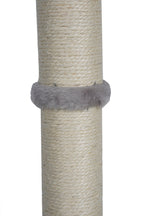 POHJOLAN LEMMIKKITARVIKE Kissan kiipeily-/raapimispuu 81 cm, Vaalean harmaa