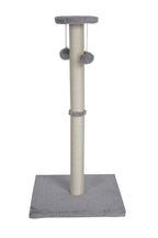 POHJOLAN LEMMIKKITARVIKE Kissan kiipeily-/raapimispuu 81 cm, Vaalean harmaa