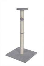 POHJOLAN LEMMIKKITARVIKE Kissan kiipeily-/raapimispuu 81 cm, Vaalean harmaa