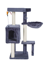 POHJOLAN LEMMIKKITARVIKE Kissan kiipeily-/raapimispuu 90 cm, tumman harmaa