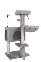 POHJOLAN LEMMIKKITARVIKE Kissan kiipeily-/raapimispuu 90 cm, vaalean harmaa