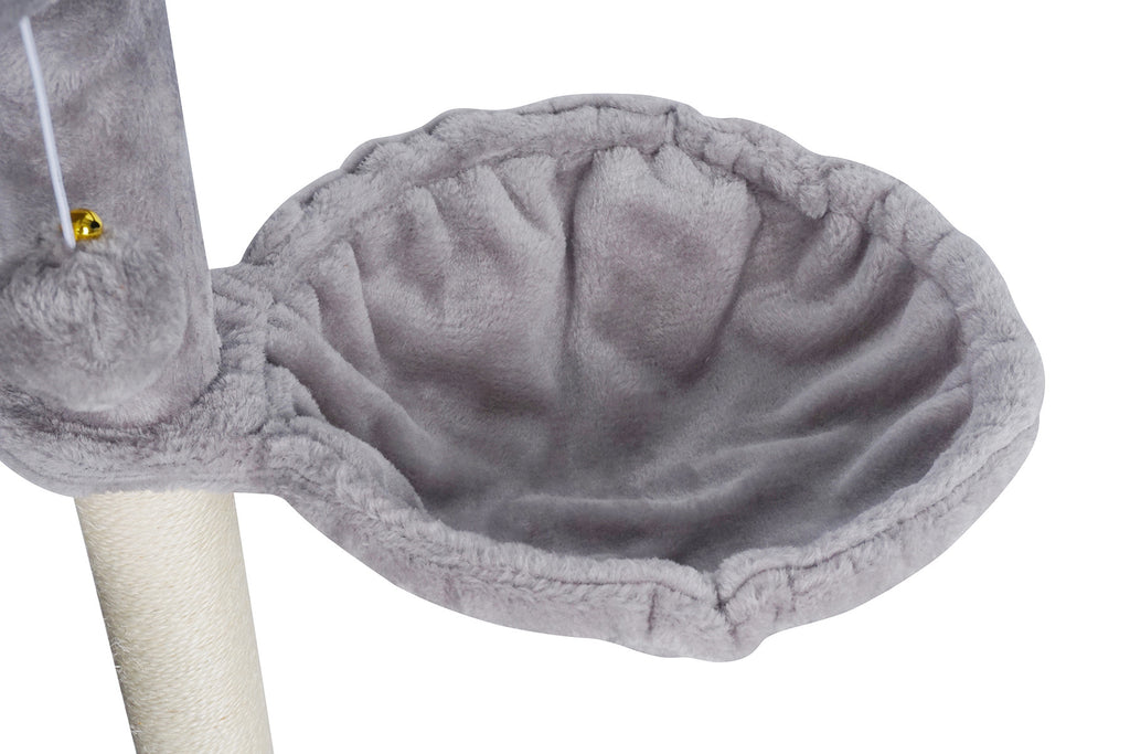 POHJOLAN LEMMIKKITARVIKE Kissan kiipeily-/raapimispuu 90 cm, vaalean harmaa