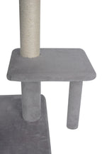 POHJOLAN LEMMIKKITARVIKE Kissan kiipeily-/raapimispuu 90 cm, vaalean harmaa
