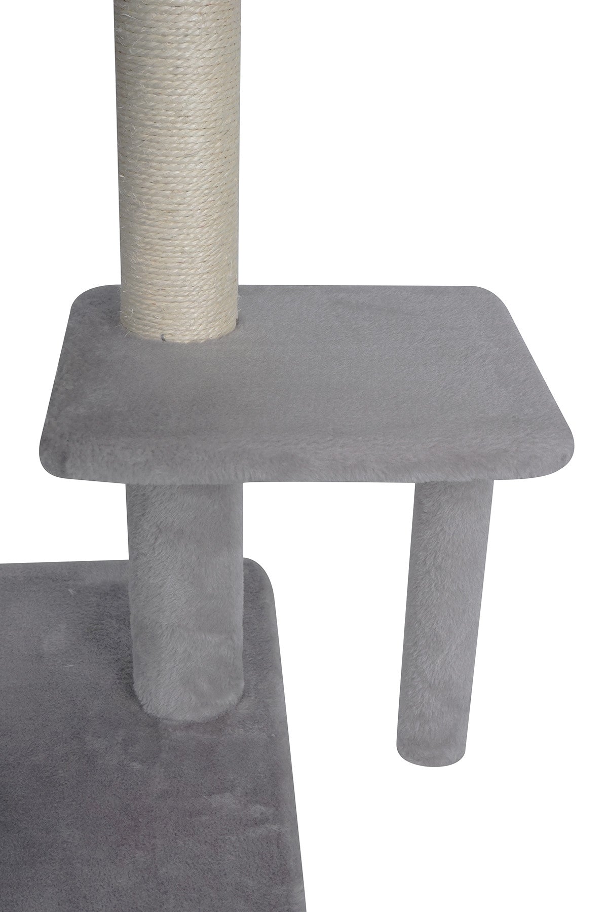 POHJOLAN LEMMIKKITARVIKE Kissan kiipeily-/raapimispuu 90 cm, vaalean harmaa