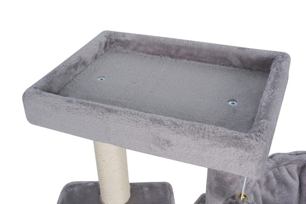 POHJOLAN LEMMIKKITARVIKE Kissan kiipeily-/raapimispuu 90 cm, vaalean harmaa