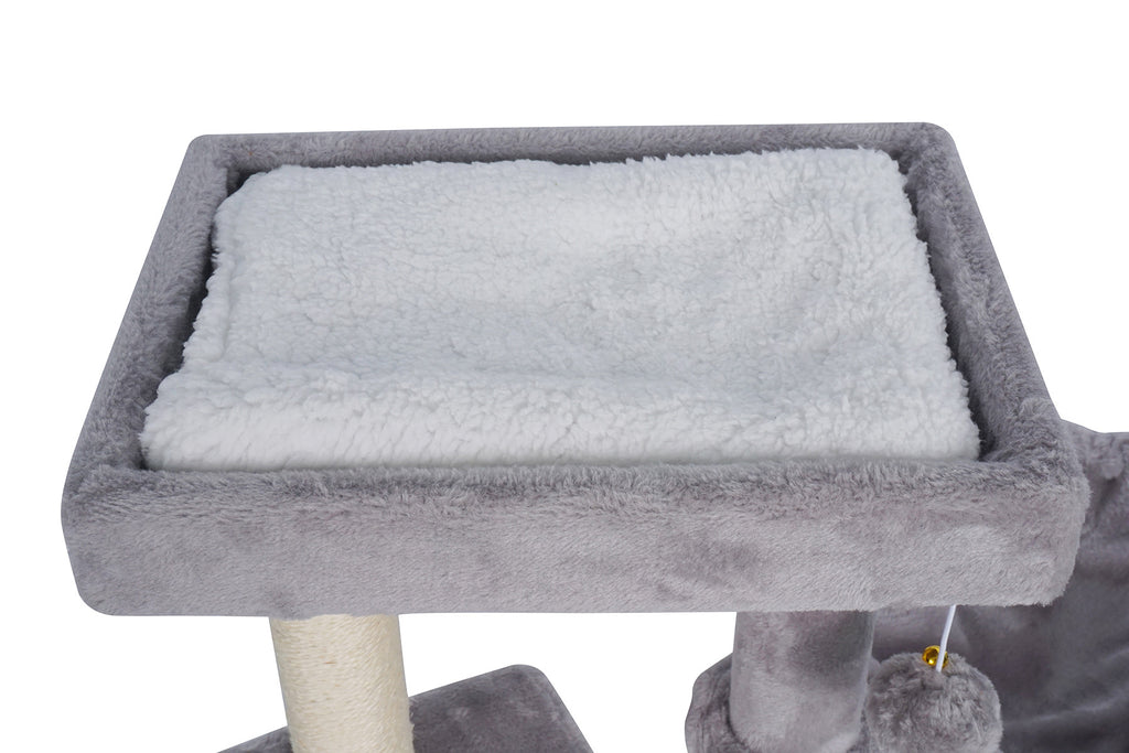 POHJOLAN LEMMIKKITARVIKE Kissan kiipeily-/raapimispuu 90 cm, vaalean harmaa