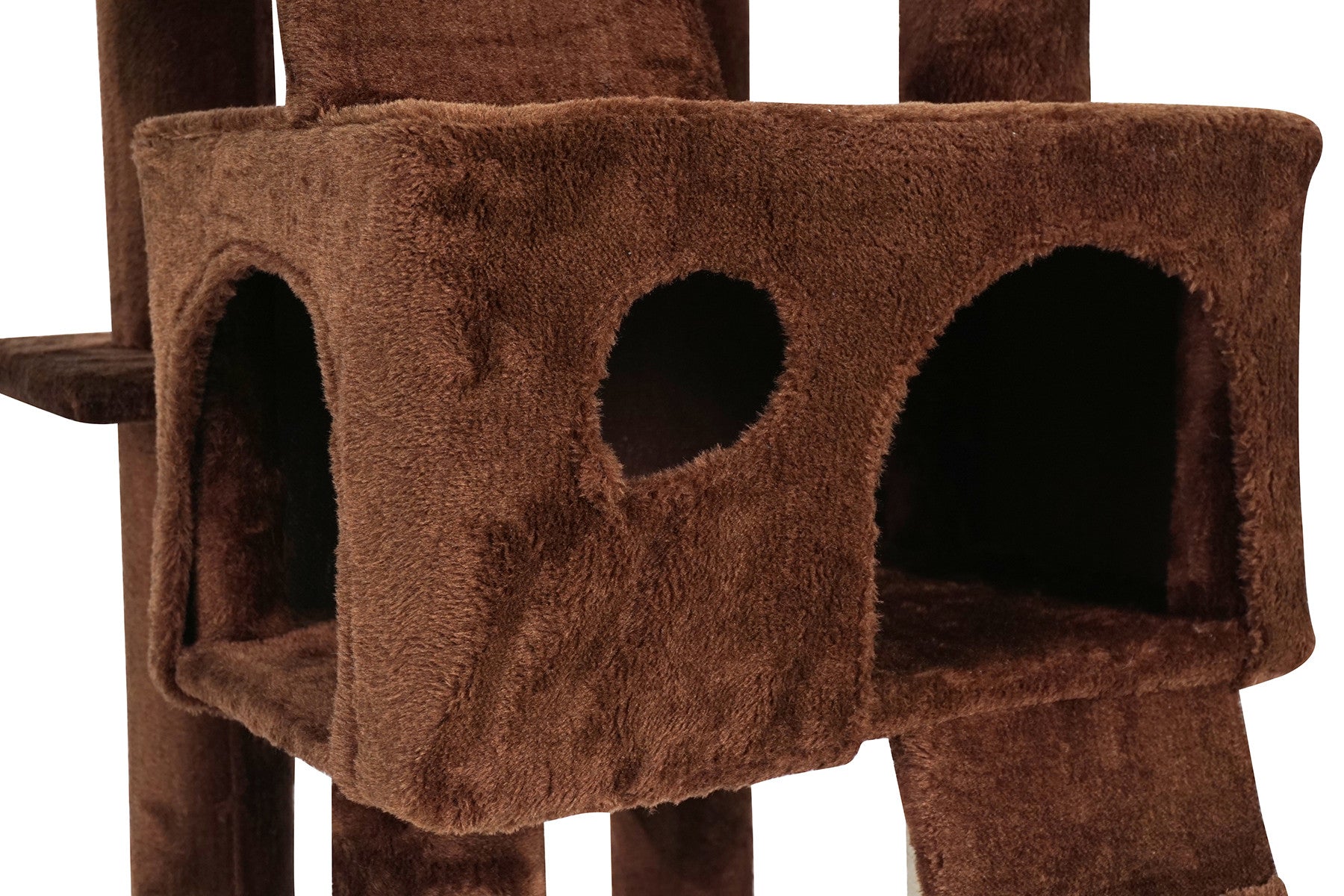 POHJOLAN LEMMIKKITARVIKE Kissan kiipeily-/raapimispuu 170 cm, ruskea