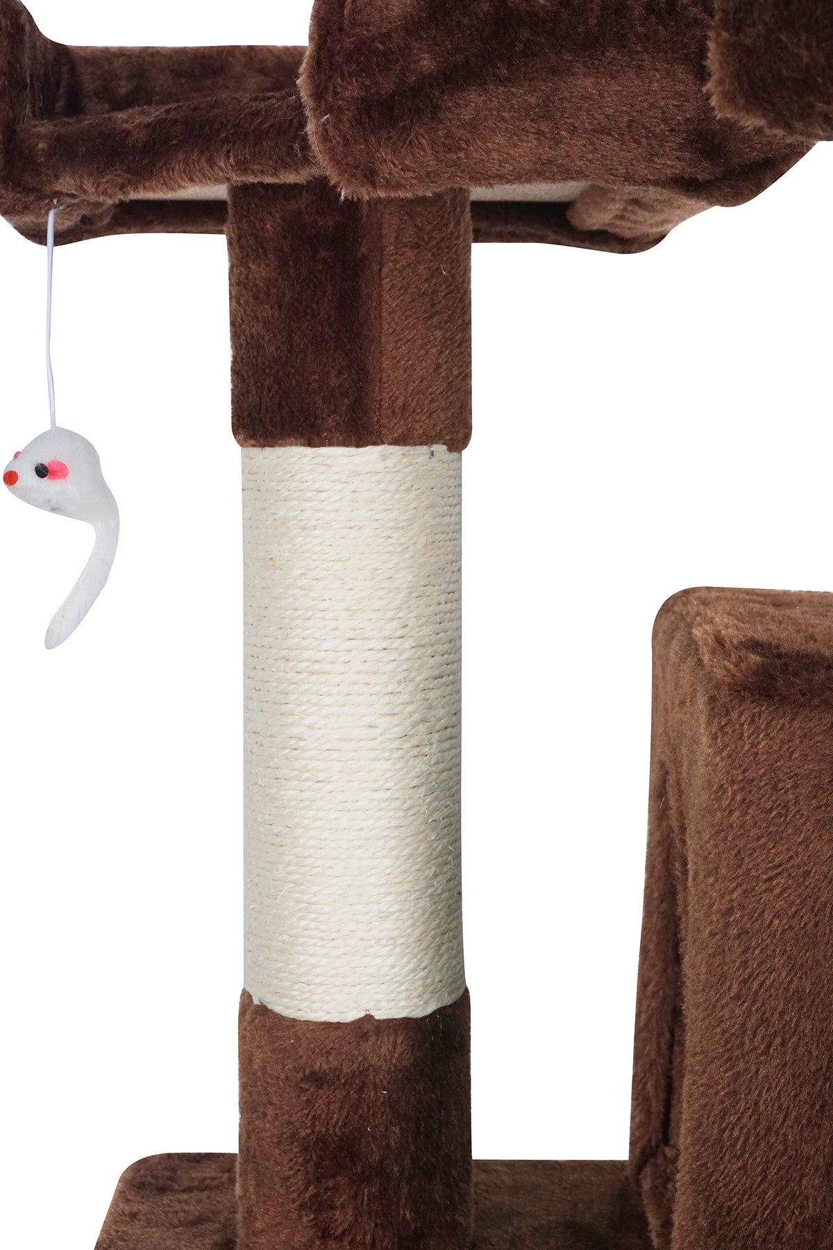 POHJOLAN LEMMIKKITARVIKE Kissan kiipeily-/raapimispuu 170 cm, ruskea