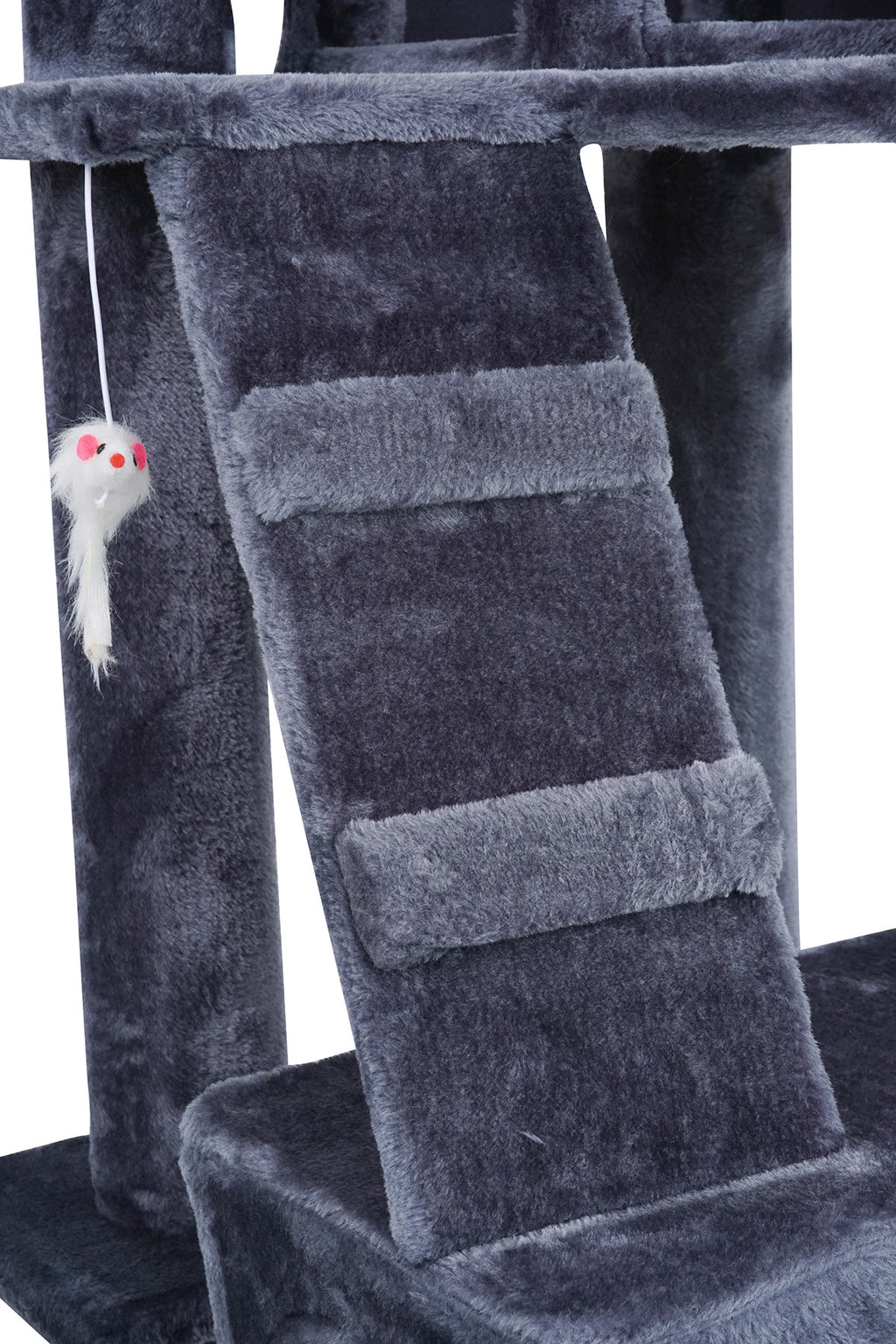 POHJOLAN LEMMIKKITARVIKE Kissan kiipeily-/raapimispuu 170 cm, Tumman Harmaa