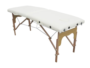 Hierontapöytä 186 x 60 cm – 2-vyöhykkeinen, puurunko, 250 kg kantavuus