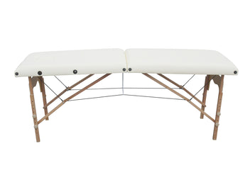 Hierontapöytä 186 x 60 cm – 2-vyöhykkeinen, puurunko, 250 kg kantavuus