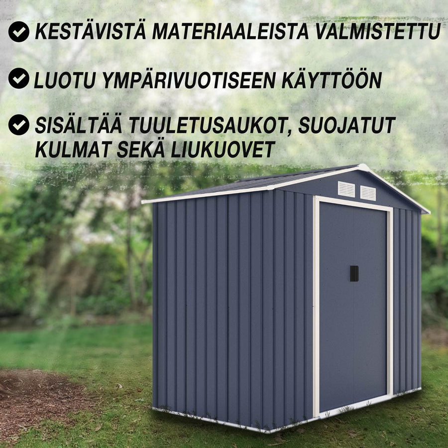 Trädgårdsskjul 2,71 m2 + bas