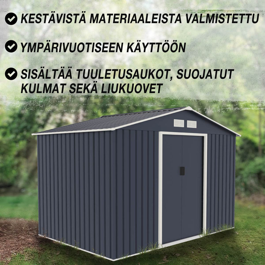 Trädgårdsskjul 5,29 m² + bas