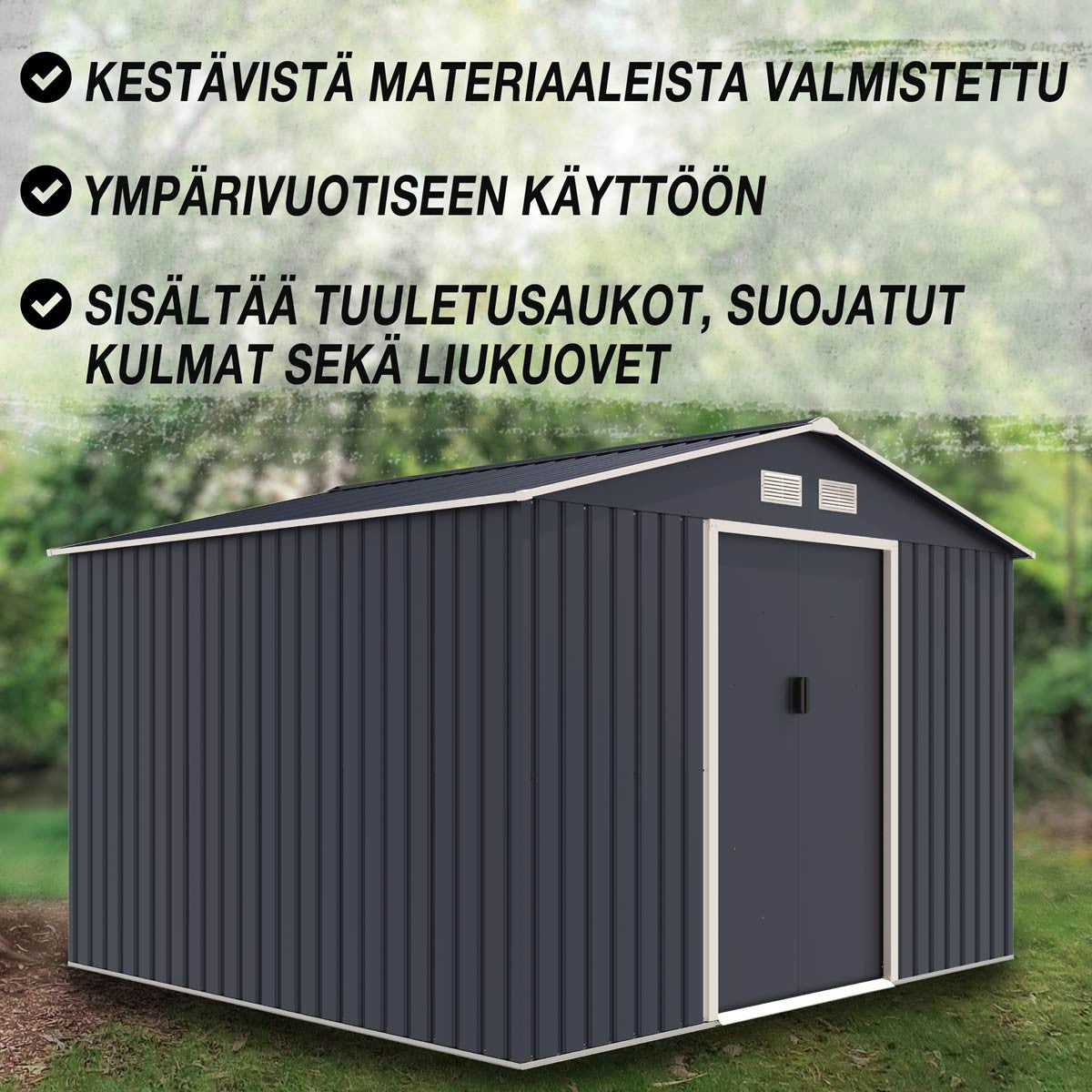 FORNORTH PIHAVARASTO 7.06m2 + SOKKELI