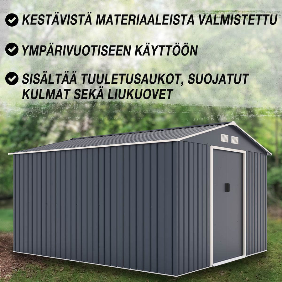 Pihavarasto 8.84M2 + Sokkeli
