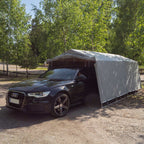 FORNORTH PRESSUTALLI 2,7X5,1M, VAALEANHARMAA 350G PVC