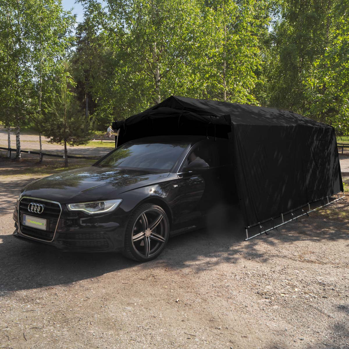 FORNORTH PRESSUTALLI 2X3M, MUSTA 350G PVC