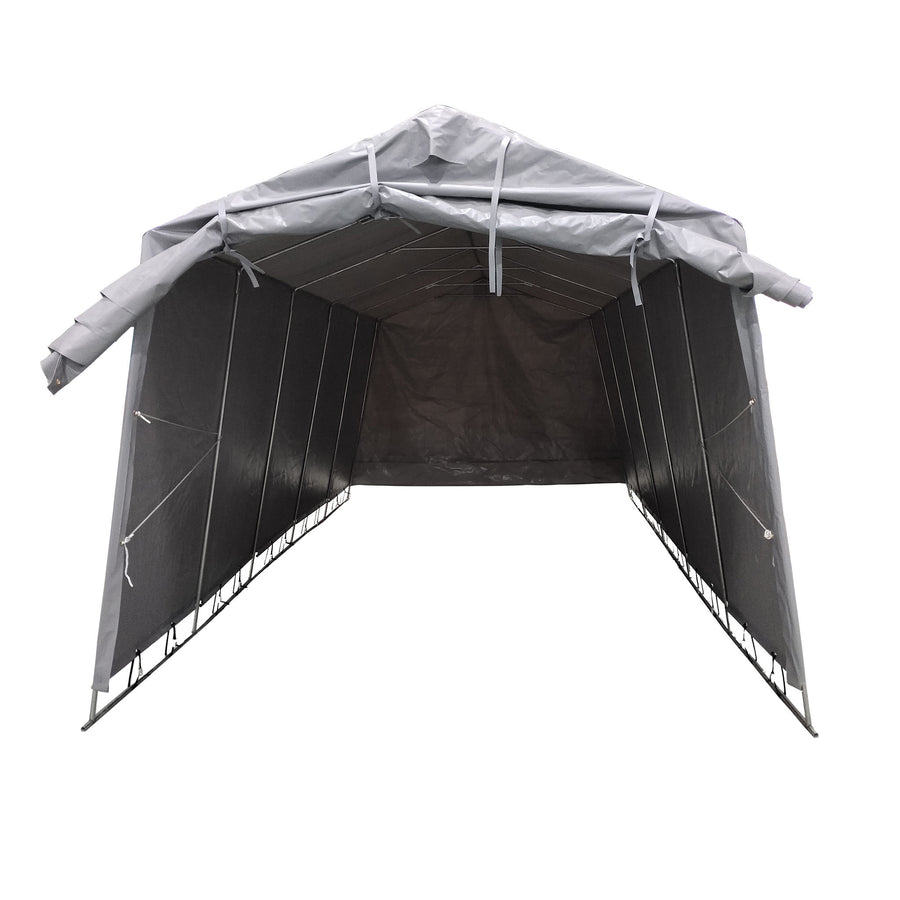 Pressutalli 3,4X7M, Vaaleanharmaa 350G Pvc