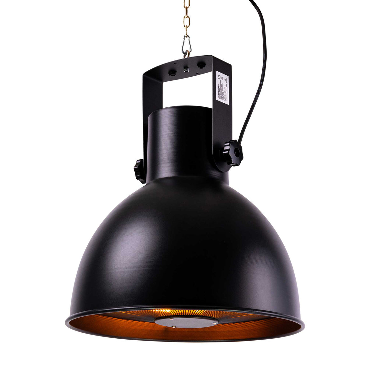 Terassilämmitin Ceiling Heater Premium 2000W, Musta