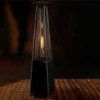 FORNORTH TERASSILÄMMITIN PYRAMID, 13kW kaasukäyttöinen, musta