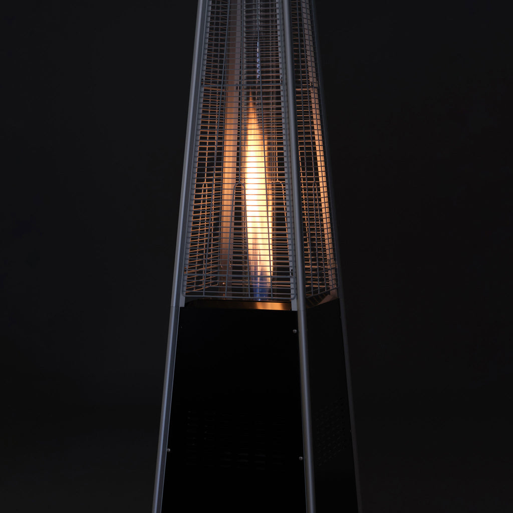 FORNORTH TERASSILÄMMITIN PYRAMID, 13kW kaasukäyttöinen, musta