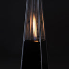 FORNORTH TERASSILÄMMITIN PYRAMID, 13kW kaasukäyttöinen, musta