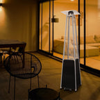 FORNORTH TERASSILÄMMITIN PYRAMID, 13kW kaasukäyttöinen, musta