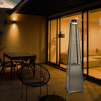 FORNORTH TERASSILÄMMITIN PYRAMID, 13kW kaasukäyttöinen, rosteri