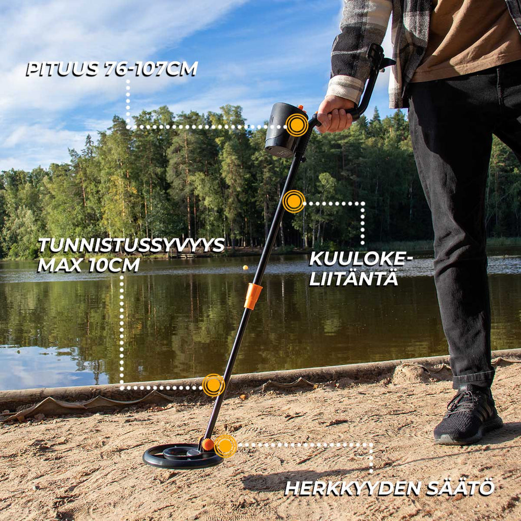 Klondike Standard metallinpaljastin