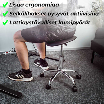 Satulatuoli Comfort, Musta