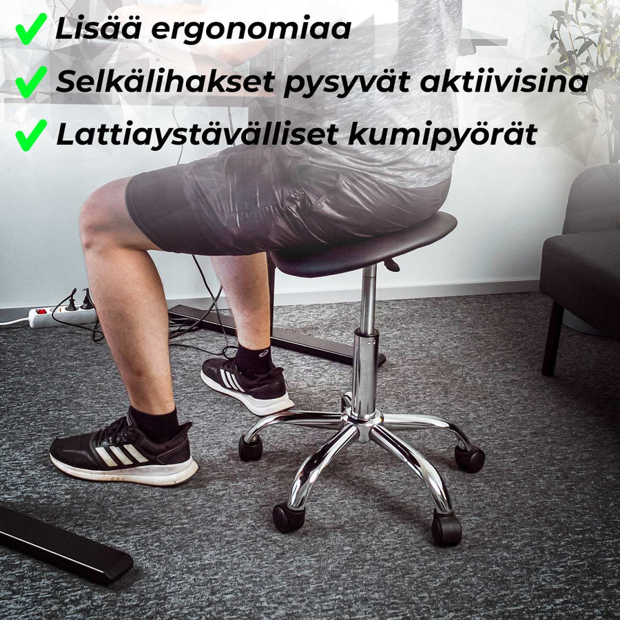 Satulatuoli Comfort, Musta