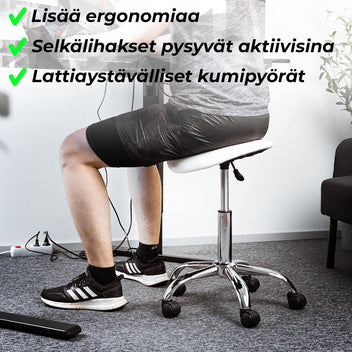 Satulatuoli Comfort, Valkoinen