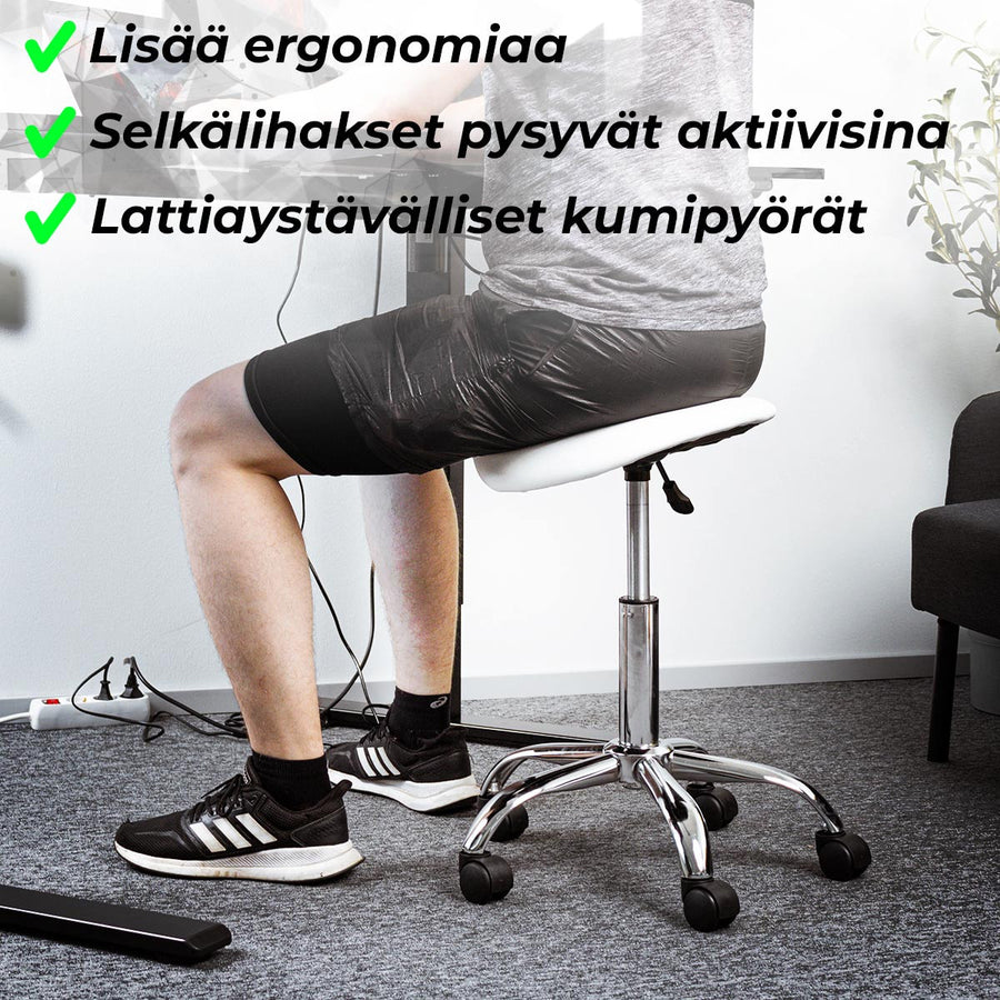 Satulatuoli Comfort, Valkoinen