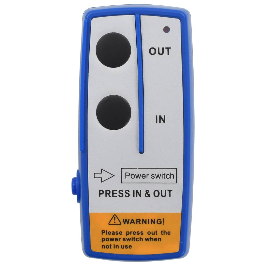 Sähkövinssi 12V 2040 kg / 4500 LBS, 15 m vaijerilla