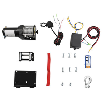 Elektrisk vinsch 12V 1360 kg, 9 m kabel