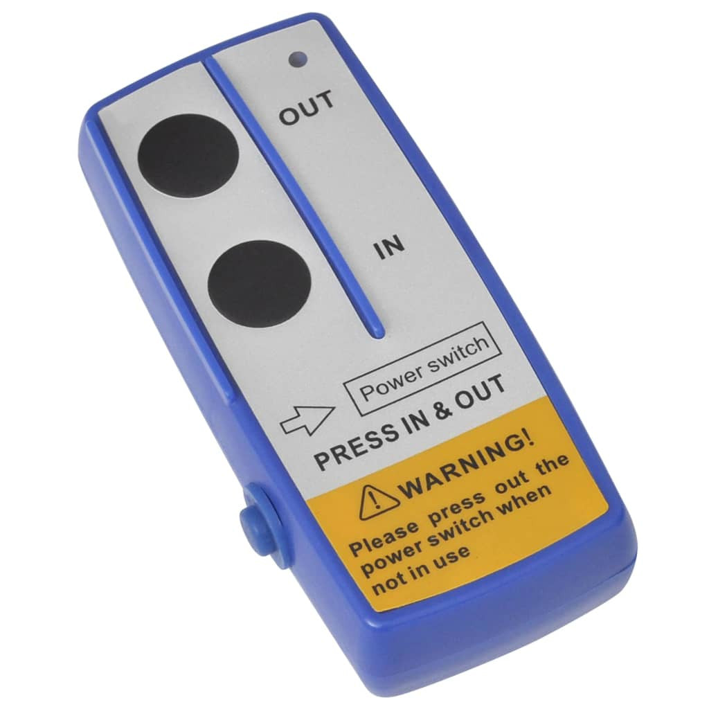 Sähkövinssi 12V 1360 kg, 9 m vaijerilla