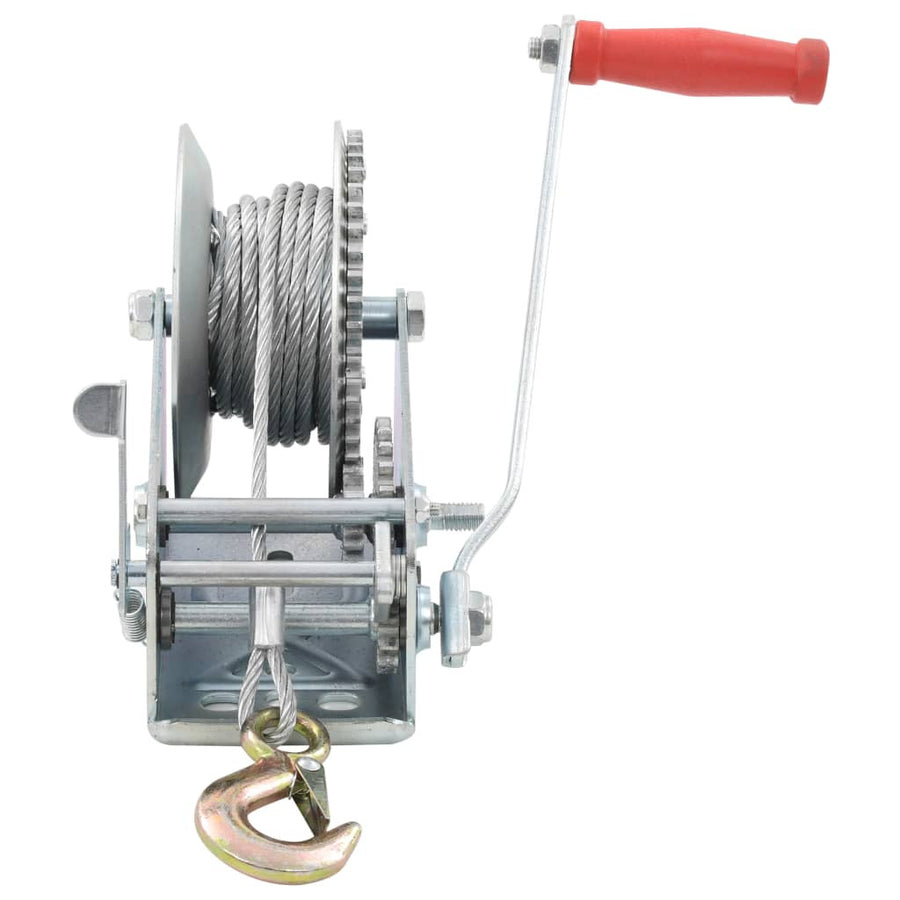 Handvinsch 1360 kg För släpvagn, 10 m kabel