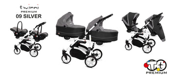 Babyactive Twinni Twin barnvagn, flera olika färger