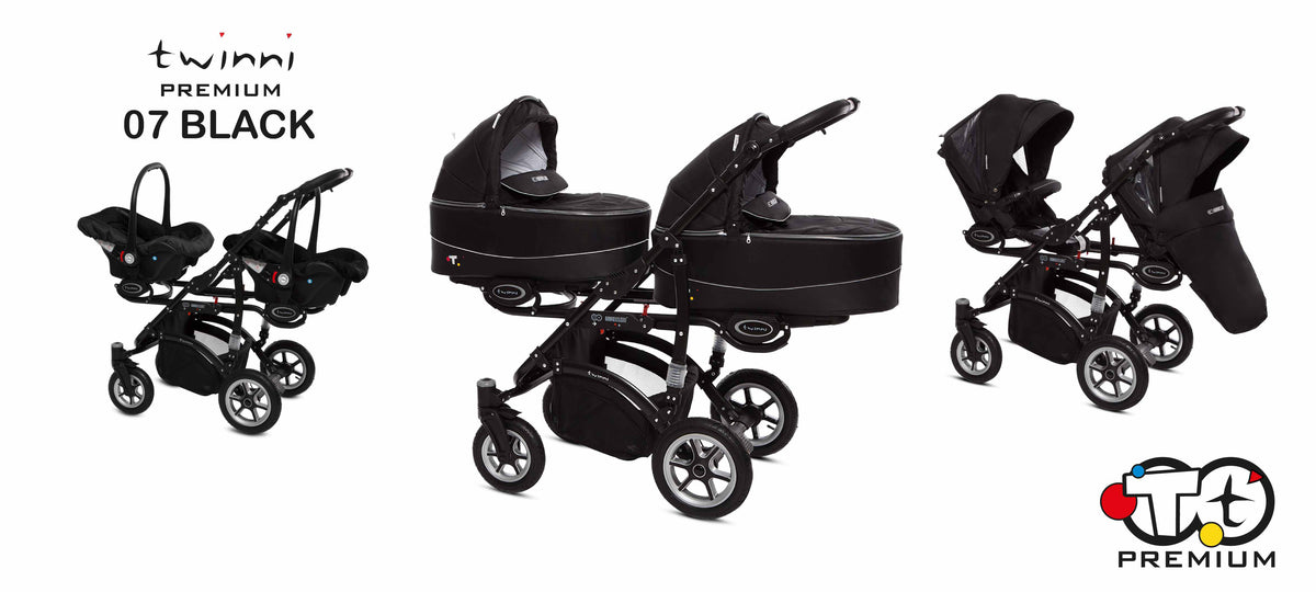 Babyactive Twinni Twin barnvagn, flera olika färger