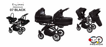 Babyactive Twinni Twin barnvagn, flera olika färger