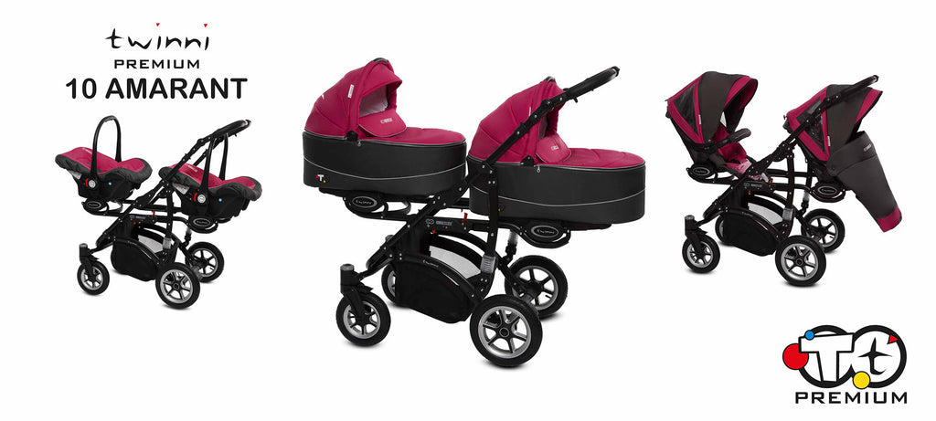 Babyactive Twinni Sisarusvaunut, Useita eri värejä