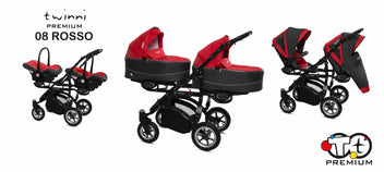 Babyactive Twinni Twin barnvagn, flera olika färger