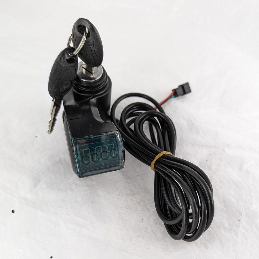 Elektrisk sparkplatta volt display lås