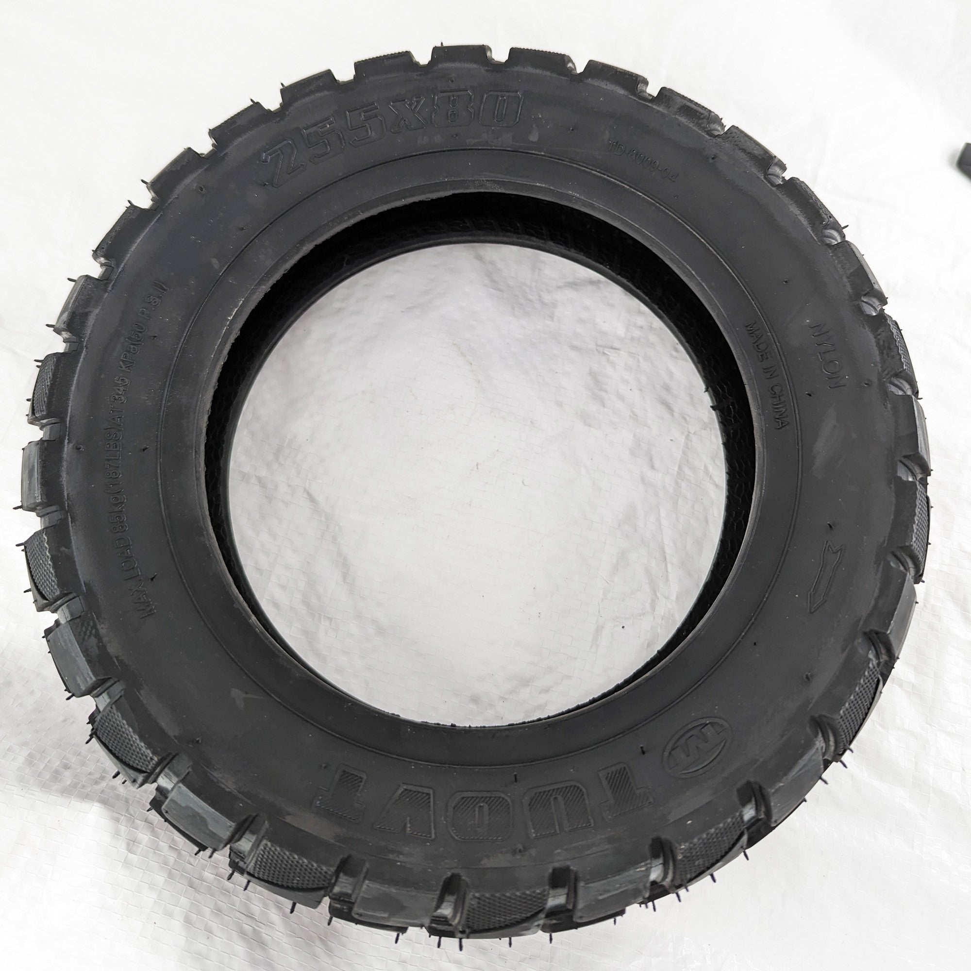 Sähköpotkulaudan 10'' rengas, 255x80