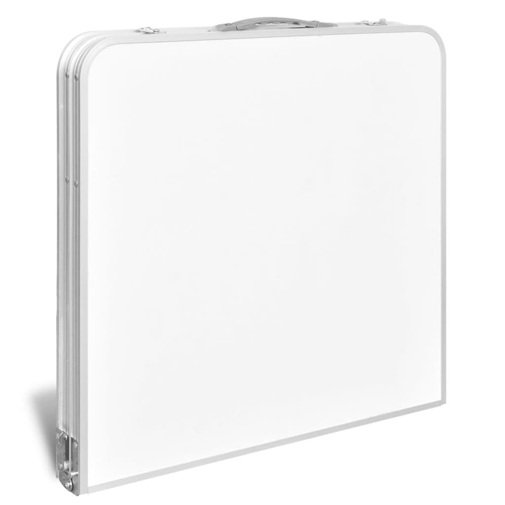 Kokoontaitettava retkipöytä 120 x 60 cm alumiini