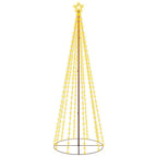 Kartio joulukuusi 310 lämpimän valkoista LED-valoa 100x300 cm