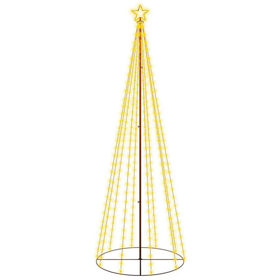 Konformad julgran 310 varmvita LED-lampor 100x300 cm