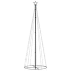 Kartio joulukuusi 310 lämpimän valkoista LED-valoa 100x300 cm