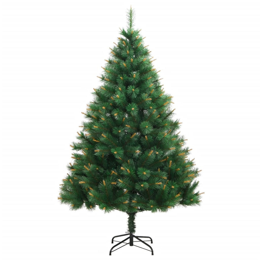 Tekojoulukuusi saranoilla ja jalustalla 210 cm